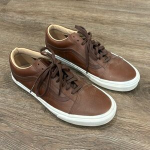 Vans old skool brown shoes size 10.5